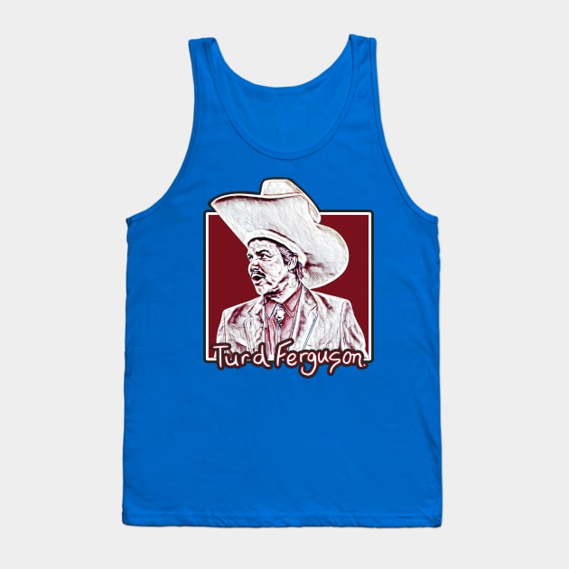 Turd Ferguson Retro Fan Design Tank Top by Trendsdk